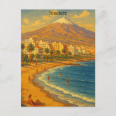 プラヤデラスアメリカステネリフェヴィンテージトラベル ポストカード (正面)