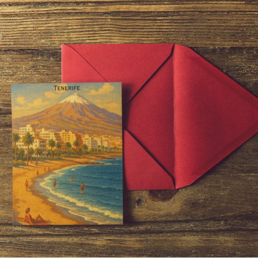 プラヤデラスアメリカステネリフェヴィンテージトラベル ポストカード