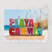 プラヤデルカルメンサイン葉書 ポストカード (正面)
