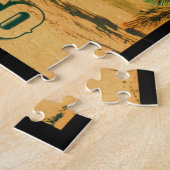 プラヤデルカルメンパームツリーヴィンテージトラベル ジグソーパズル (側面)