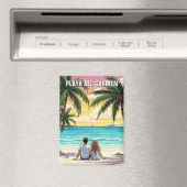 プラヤデルカルメンメキシコトラベルビーチ マグネット (インサイチュ (食洗機))