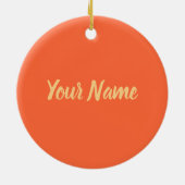 プラヤデルカルメンメキシコレトロカクテルヴィンテージ セラミックオーナメント (裏面)