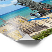 プラヤデルカルメンリビエラマヤメキシコトラベル フォトプリント            (角)