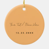 プラヤデルカルメンレトロサンセットパームツリーズ1960s セラミックオーナメント (裏面)