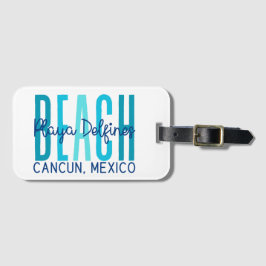 プラヤデルフィンスカンクンメキシコ(海) ラゲッジタグ