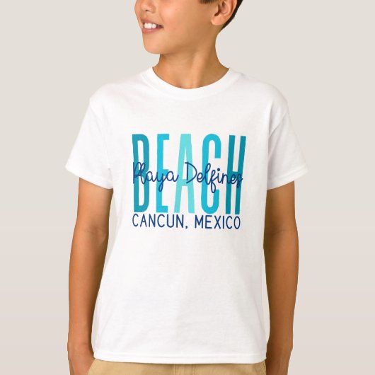 プラヤデルフィンスカンクンメキシコ(海) Tシャツ (正面)