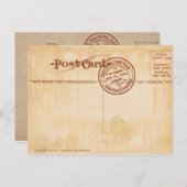 プラヤデルレイポストオフィスダブルヴィンテージ ポストカード (正面/裏面)