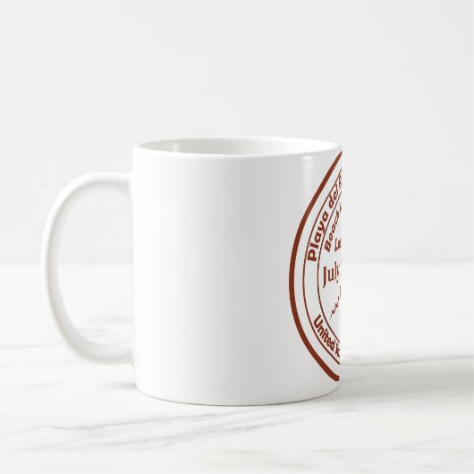 プラヤデルレイ生まれは- 1904年7月16日 コーヒーマグカップ (左)