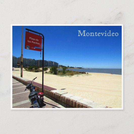 プラヤポシトモンテビデオ ポストカード (正面)