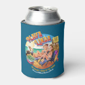 プラヤリンダビーチビール用プルタブカバー 缶クーラー (缶正面)