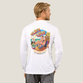 プラヤリンダビーチ 長袖Tシャツ トライブレンドTシャツ (背面全体)