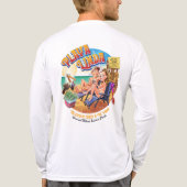プラヤリンダビーチ 長袖Tシャツ トライブレンドTシャツ (背面)