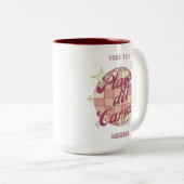 プラヤ・デル・カルメン メキシコシティ お土産 カフェ ツートーンマグカップ (正面右)