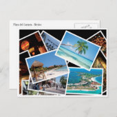 プラヤ・デル・カルメン - 郵便ハガキ ポストカード (正面/裏面)