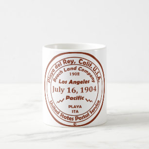 プラヤ·デル·レイ生まれは1904年7月16日 コーヒーマグカップ