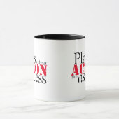 プランのアクションの変更 マグカップ (中央)