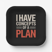 プランのコンセプト ペーパープレート (正面)