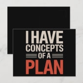 プランのコンセプト ポストカード (正面/裏面)