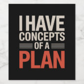 プランのコンセプト ワインラベル (シングルラベル)