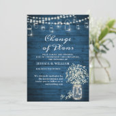 プランの変更 ベビーズブレス ストリング ライト ラスティック 招待状 (スタンド正面)