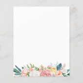 プランの変更BUDGETブライダルフローラ仮想シャワー (裏面)