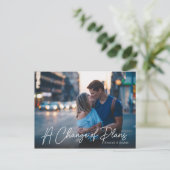 プランの更新結婚写真の変更 案内ポストカード (スタンド正面)