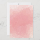 プランの水結婚色フローラピンクの変更 セーブザデート (裏面)