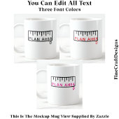 プランアヘッドおもしろいクラフト裁縫ルーム062引用文 コーヒーマグカップ