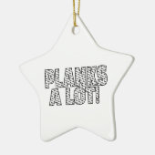 プランクスAロットコアフィットネストレーニング引用文 セラミックオーナメント (左)