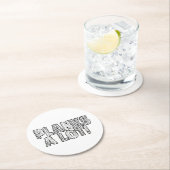 プランクスAロットコアフィットネストレーニング引用文 ラウンドペーパーコースター (インサイチュ)