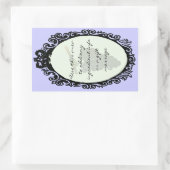 プランクボトルバック(自家製ワインラベル) 長方形シール (バッグ)