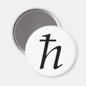 プランク定数(減ら) マグネット (正面/裏面)