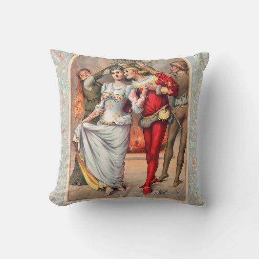 プラングのクリスマスカード (1886年頃) 枕 (正面)