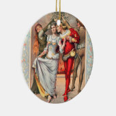 プラング社のクリスマスカード(1886年頃) セラミックオーナメント (右)