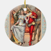 プラング社のクリスマスカード(1886年頃) セラミックオーナメント (裏面)