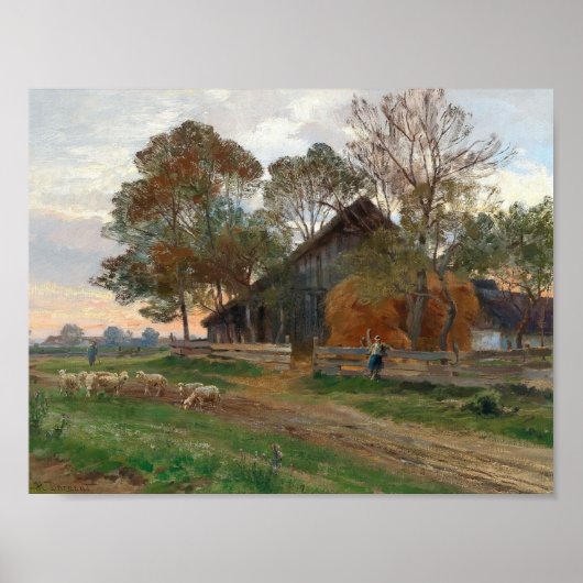 プランケンベルグ・ヒューゴ・ダーナウのモチーフ ポスター (正面)