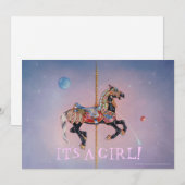 プランシングポニー回転木馬 招待状 (正面/裏面)