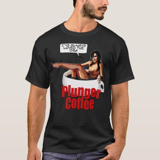 プランジャコーヒー2ゴーカプチーノ Tシャツ (正面)