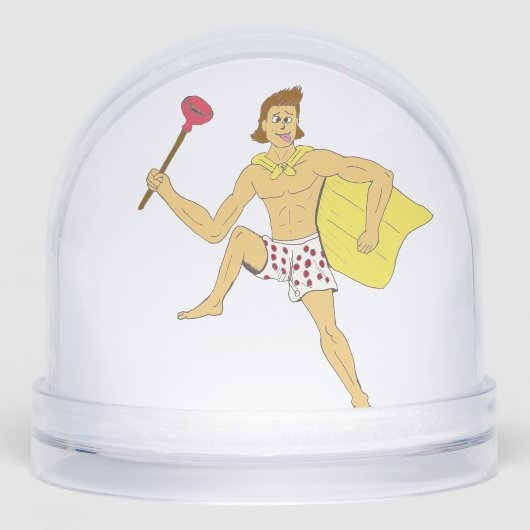 プランジャーと下着の男 (正面)