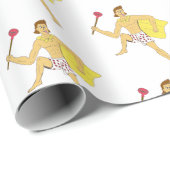 プランジャーと下着の男 ラッピングペーパー (ロールコーナー)