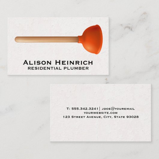 プランジャー 名刺 (正面/裏面)