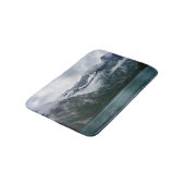 プランゼー湖の霧の中の雪の山 バスマット (アングル)