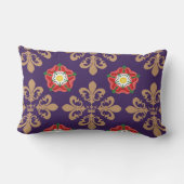 プランタゲネットフルーアパターン ランバークッション (裏面)