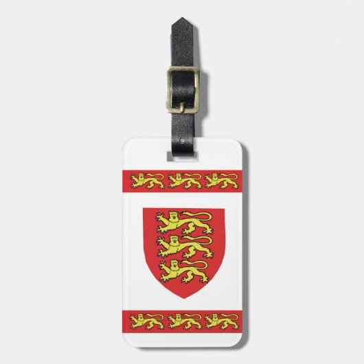 プランタゲネット ラゲッジタグ (正面縦)