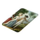 プランターと彼の妻，使用人が出席， c.1 マグネット (左側)