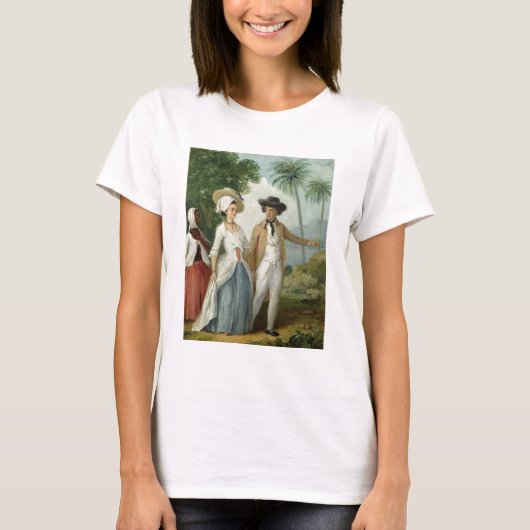 プランターと彼の妻，使用人が出席， c.1 tシャツ (正面)