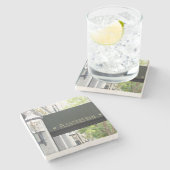 プランターズインチャールストンSC.大理石コースター。 ストーンコースター (横)