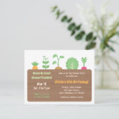 プランターボックスキッズガーデンバースデーパーティー 招待状 (スタンド正面)