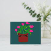 プランター葉書春の花 ポストカード (スタンド正面)