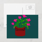 プランター葉書春の花 ポストカード (正面/裏面)